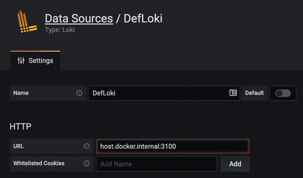 grafana-loki-ds-config