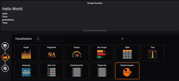 grafana simple angular hello