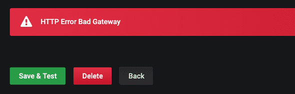 grafana datasource error